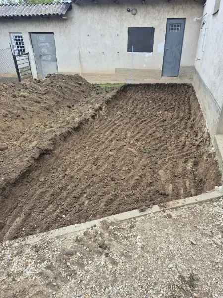 Az elkészült, egyengetett tükör.